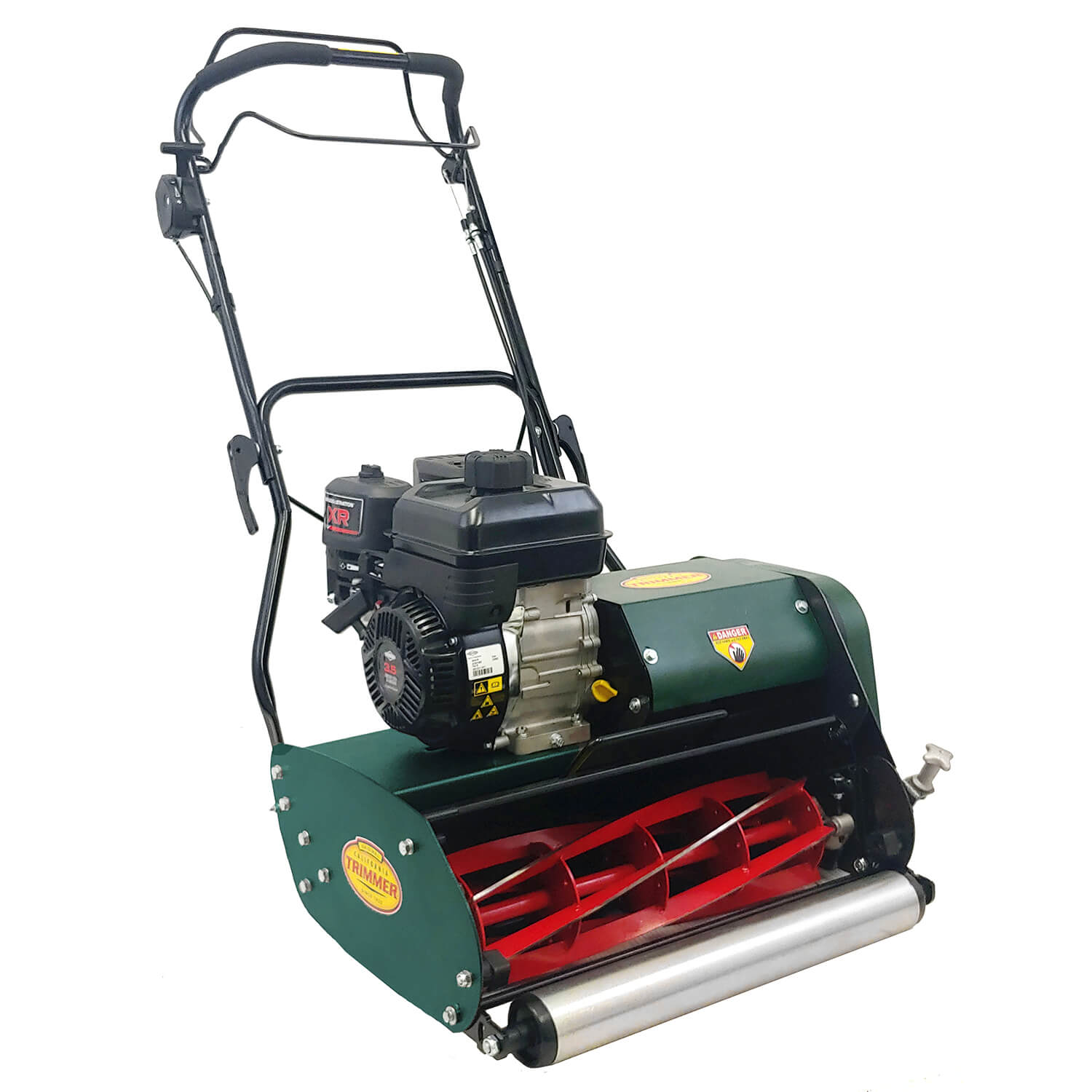 mower on a white background