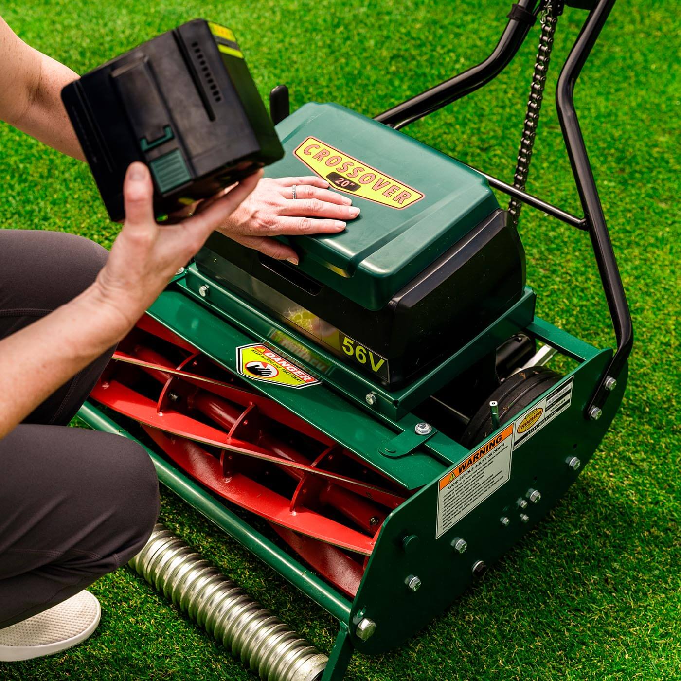 20" Crossover - Electric Walk Behind Reel Lawn Mower