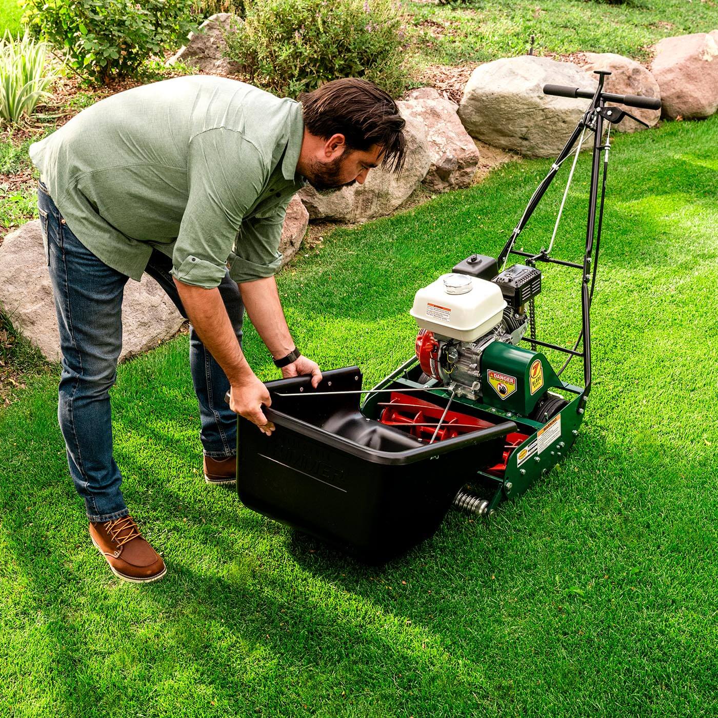 20" Classic Standard - Gas Walk Behind Self-Propelled Reel Lawn Mower