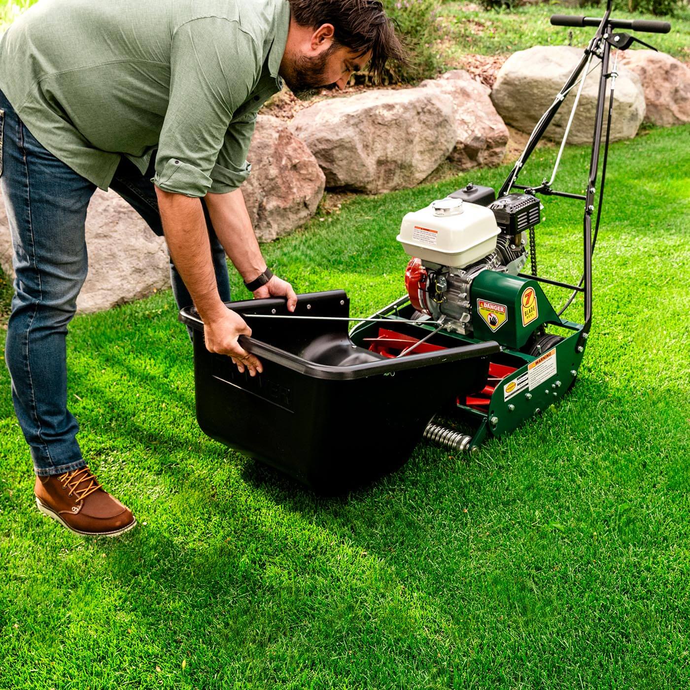 20" Classic High-Cut - Gas Walk Behind Self-Propelled Reel Lawn Mower