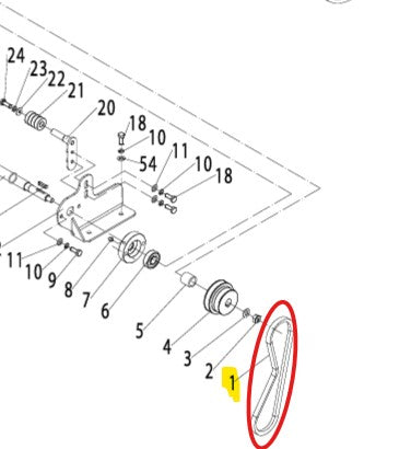 1050665 - Cartridge Drive Belt | Catalyst