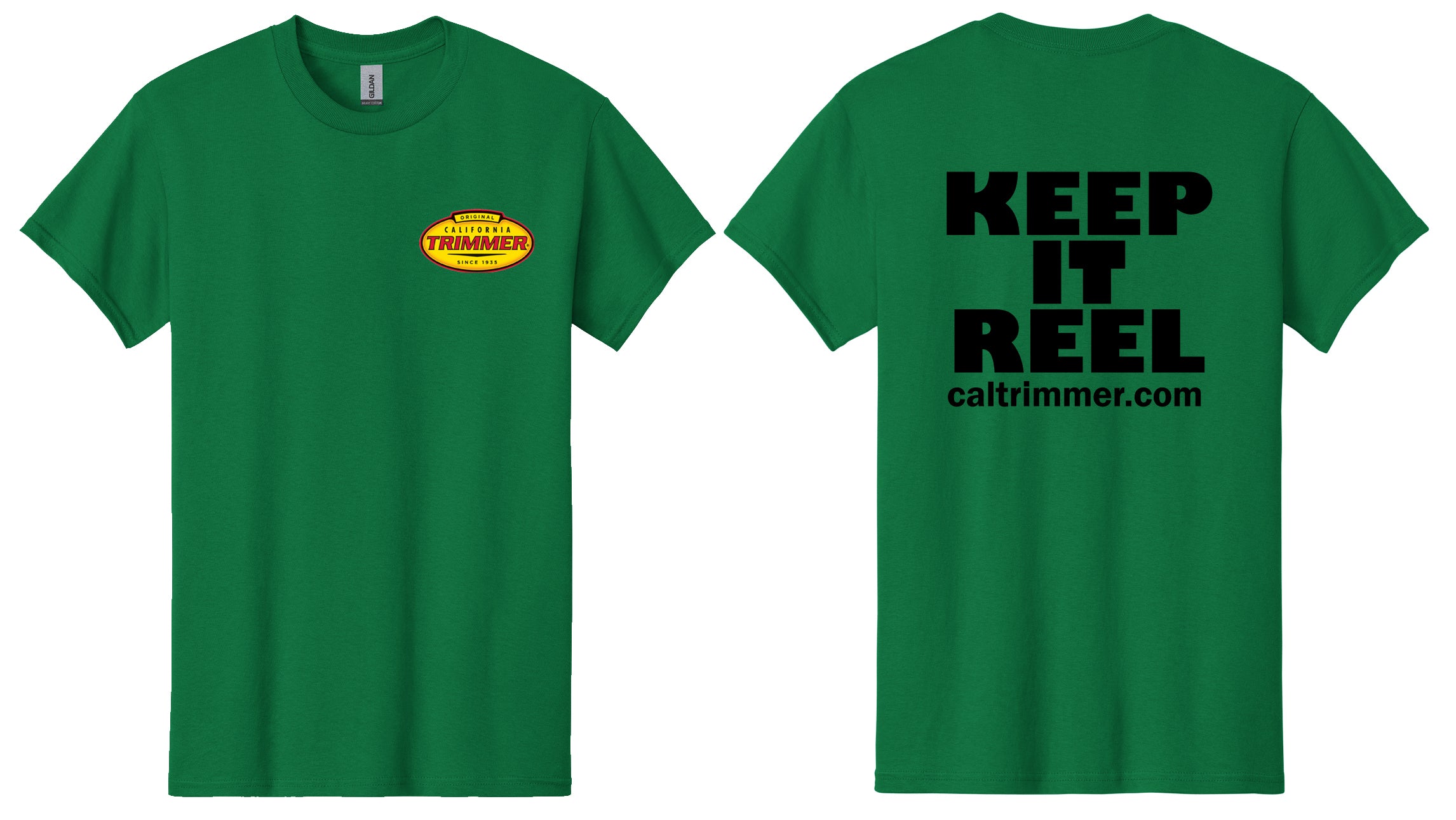T-shirt with CT logo screen printed on front and back