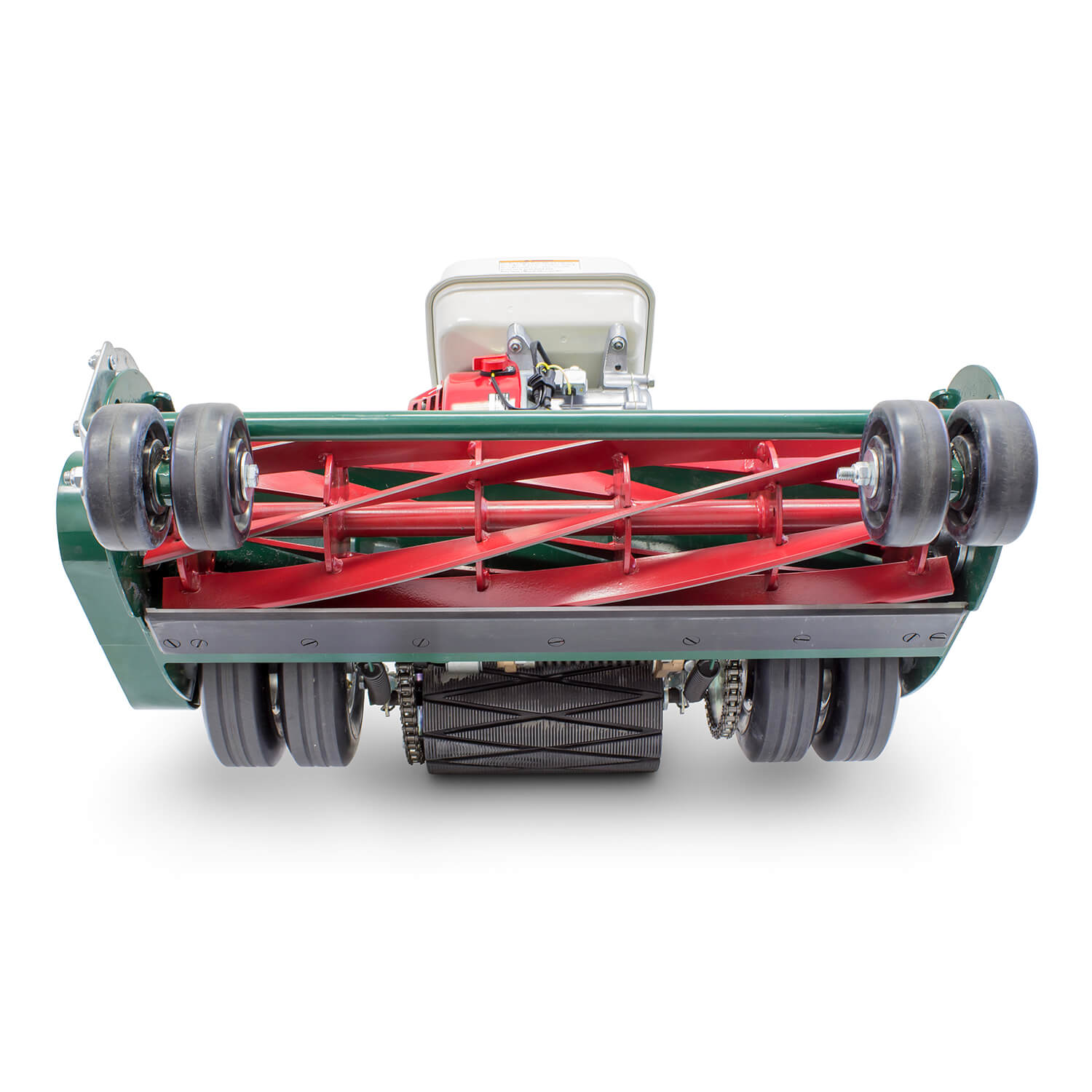 mower on a white background