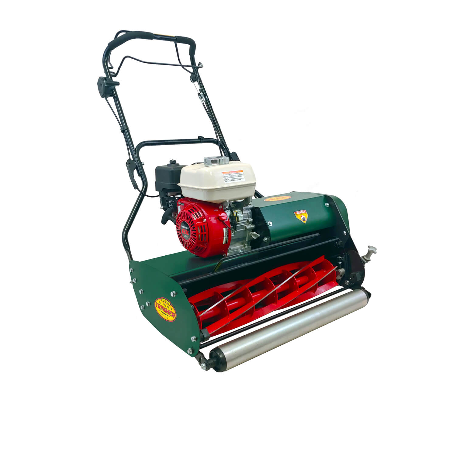 mower on a white background
