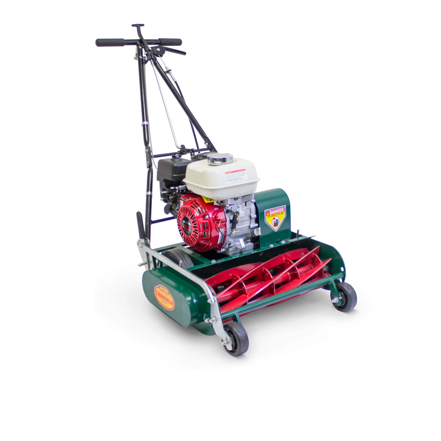 mower on a white background